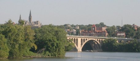 Bridge from Georgetown to DC