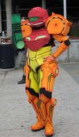 Orange and Red Robot warrior
