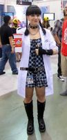 Woman dressed as Abby (character from NCIS)