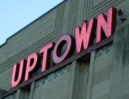 Uptown Theater neon sign