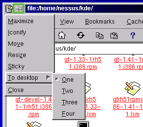 window menu