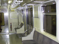 Subway car interior