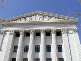 Back of the Supreme Court Building
