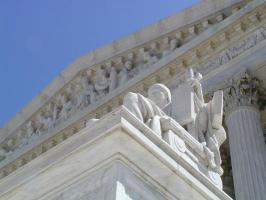 Statue in front of Supreme Court