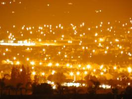 Blaze of lights (13 second exposure)