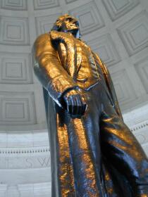 Statue of Jefferson at Jefferson Memorial