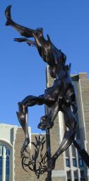 Abstract sculpture of person (2)