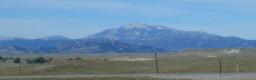 Distant mountain landscape