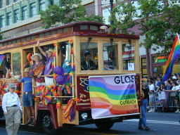 GLOE members on cable car