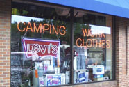 Surplus store window 1