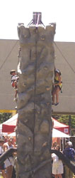 Rock climbing exhibit